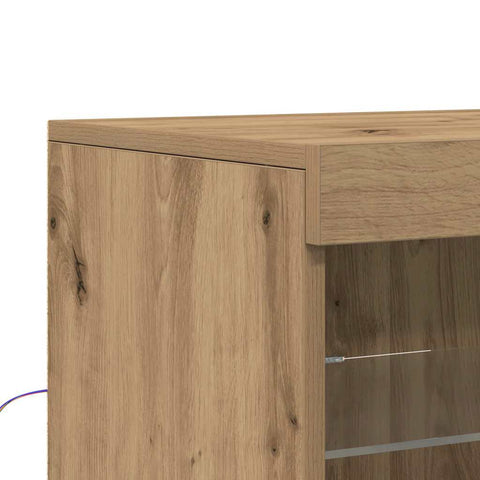 vidaXL Sideboard Artisan oak 41 x 37 x 100 cm Engineered Wood