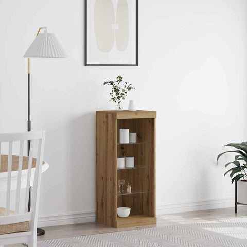 vidaXL Sideboard Artisan oak 41 x 37 x 100 cm Engineered Wood