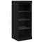vidaXL Sideboard Black oak 41 x 37 x 100 cm Engineered Wood