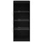 vidaXL Sideboard Black oak 41 x 37 x 100 cm Engineered Wood
