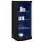 vidaXL Sideboard Black oak 41 x 37 x 100 cm Engineered Wood