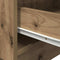vidaXL Bedside Cabinet with Drawer 2 pcs Artisan oak