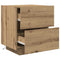 vidaXL Bedside Cabinet with Drawer 2 pcs Artisan oak