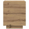 vidaXL Bedside Cabinet with Drawer 2 pcs Artisan oak