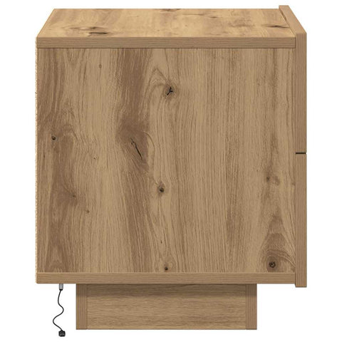 vidaXL Bedside Cabinet Artisan oak 70 x 36 x 40.5 cm Engineered wood