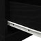 vidaXL Bedside Cabinet Black oak 70 x 36 x 40.5 cm Engineered wood