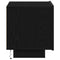 vidaXL Bedside Cabinet Black oak 70 x 36 x 40.5 cm Engineered wood