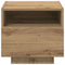 vidaXL Bedside Cabinet with Drawer 2 pcs Artisan oak 40 x 39 x 37 cm