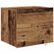 vidaXL Wall-mounted Bedside Cabinet Old wood 50 x 39 x 41 cm