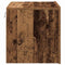 vidaXL Wall-mounted Bedside Cabinet Old wood 50 x 39 x 41 cm