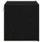 vidaXL Wall-mounted Bedside Cabinet 2 pcs Black oak 50 x 39 x 41 cm