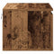 vidaXL Wall-mounted Bedside Cabinet 2 pcs Old wood 50 x 36 x 30 cm