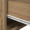 vidaXL Bedside Cabinets with LED Lights 2 pcs Wall-Mounted Artisan Oak