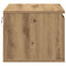 vidaXL Bedside Cabinets with LED Lights 2 pcs Wall-Mounted Artisan Oak