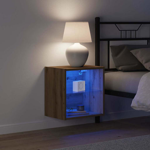 vidaXL Floating Shelf Brown 40 x 28.5 x 40 cm Engineered wood