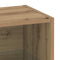 vidaXL Floating Shelf 2 pcs Brown 40 x 28.5 x 40 cm Engineered wood