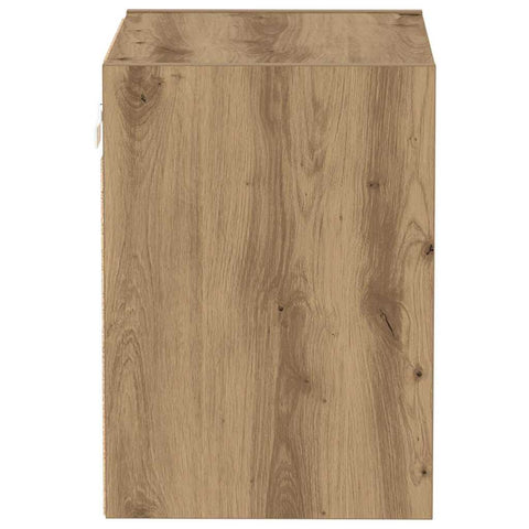 vidaXL Floating Shelf 2 pcs Brown 40 x 28.5 x 40 cm Engineered wood