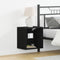 vidaXL Floating Shelf 2 pcs Black Oak 40x28,5x40 cm Engineered Wood