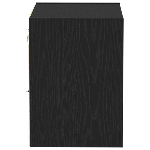 vidaXL Floating Shelf 2 pcs Black Oak 40x28,5x40 cm Engineered Wood
