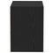 vidaXL Floating Shelf 2 pcs Black Oak 40x28,5x40 cm Engineered Wood