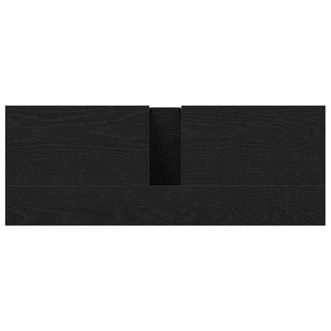 vidaXL Bathroom Sink Cabinet Black oak 80 x 30 x 60 cm Engineered Wood