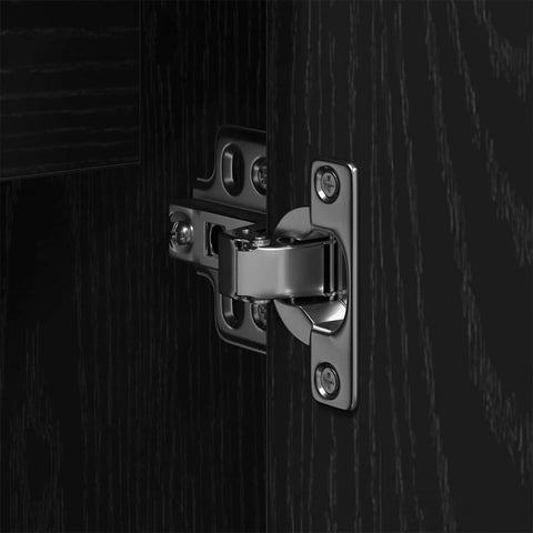 vidaXL Bathroom Sink Cabinet Black oak 60 x 30 x 60 cm Engineered Wood