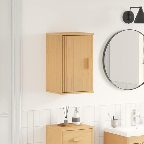 vidaXL Bathroom Cabinet Olden Brown 35 x 30 x 55 cm Solid Pine wood