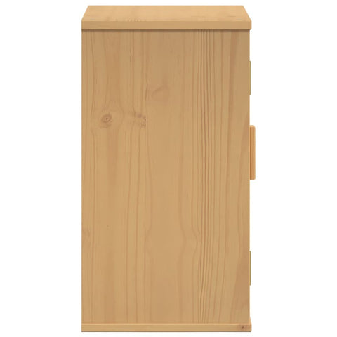 vidaXL Bathroom Cabinet Olden Brown 35 x 30 x 55 cm Solid Pine wood