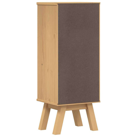 vidaXL Bathroom Cabinet Olden Brown 35 x 30 x 90 cm Solid Pine wood