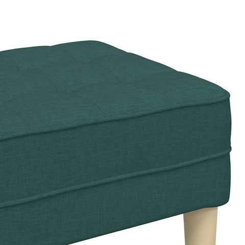 vidaXL Bench Dark green 113 x 57 x 39 cm Fabric