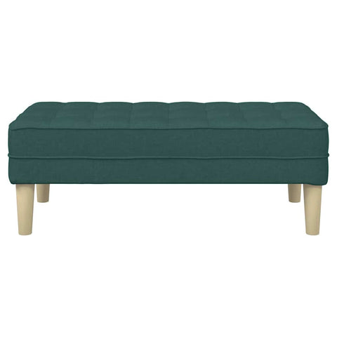 vidaXL Bench Dark green 113 x 57 x 39 cm Fabric