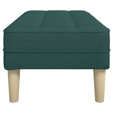 vidaXL Bench Dark green 113 x 57 x 39 cm Fabric