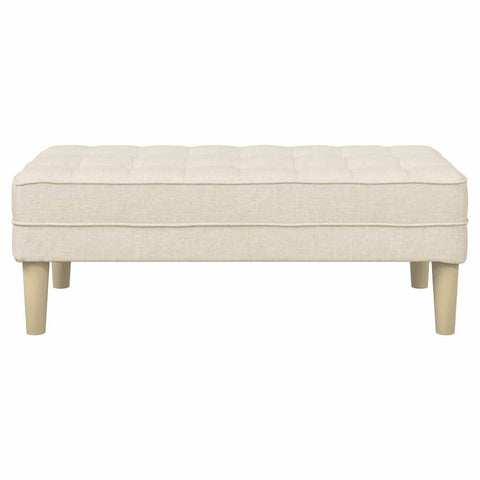 vidaXL Bench Linen 113 x 57 x 39 cm Fabric