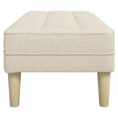 vidaXL Bench Linen 113 x 57 x 39 cm Fabric