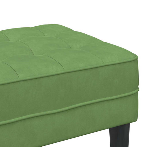 vidaXL Bench Light green 113 x 57 x 39 cm Velvet