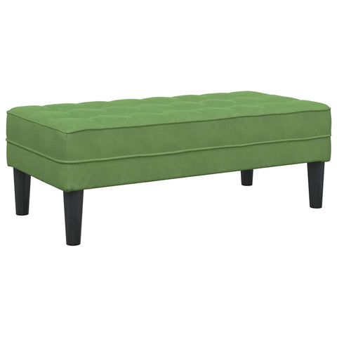vidaXL Bench Light green 113 x 57 x 39 cm Velvet