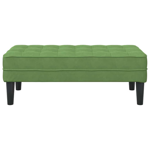vidaXL Bench Light green 113 x 57 x 39 cm Velvet