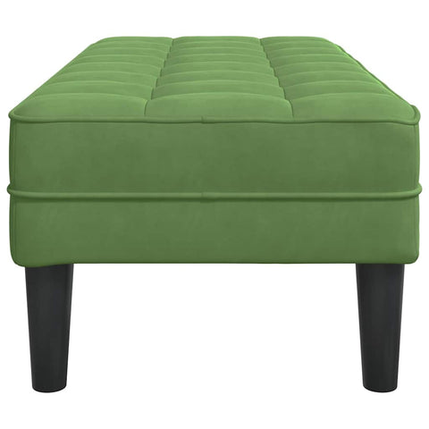 vidaXL Bench Light green 113 x 57 x 39 cm Velvet