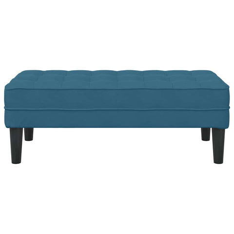 vidaXL Bench Blue 113 x 57 x 39 cm Velvet