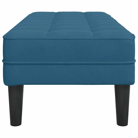 vidaXL Bench Blue 113 x 57 x 39 cm Velvet