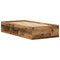 vidaXL Bed Frame without Mattress Old Wood 75x190 cm Engineered Wood
