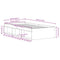 vidaXL Bed Frame without Mattress Old Wood 75x190 cm Engineered Wood