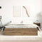 vidaXL Bed Frame without Mattress Artisan Oak 150x200 cm Engineered Wood