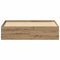 vidaXL Bed Frame without Mattress Artisan Oak 150x200 cm Engineered Wood