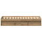vidaXL Bed Frame without Mattress Artisan Oak 150x200 cm Engineered Wood