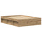 vidaXL Bed Frame without Mattress Artisan Oak 135x190 cm Engineered Wood
