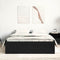 vidaXL Bed Frame without Mattress Black Oak 135x190 cm Engineered Wood
