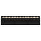 vidaXL Bed Frame without Mattress Black Oak 100x200 cm Engineered Wood