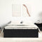 vidaXL Bed Frame without Mattress Black Oak 140x200 cm Engineered Wood