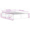 vidaXL Bed Frame without Mattress Black Oak 140x200 cm Engineered Wood